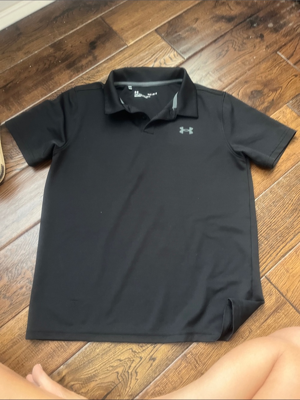 Under Armour Men’s Black Polo with Subtle Logo